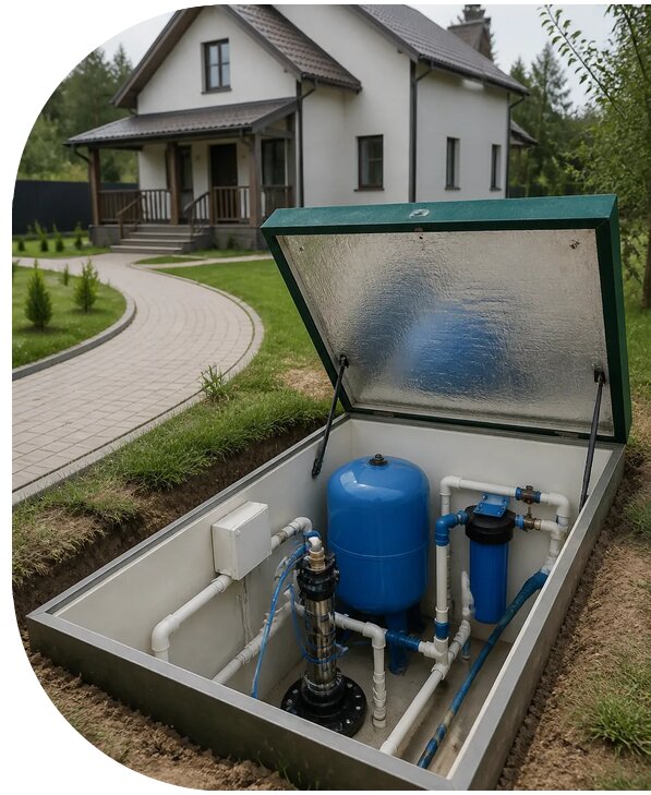Автономное водоснабжение дома в Нижнем Новгороде от 156315 р. | АПаруса-Ннн